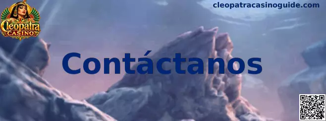 Página de contacto y orientación de Cleopatra Casino