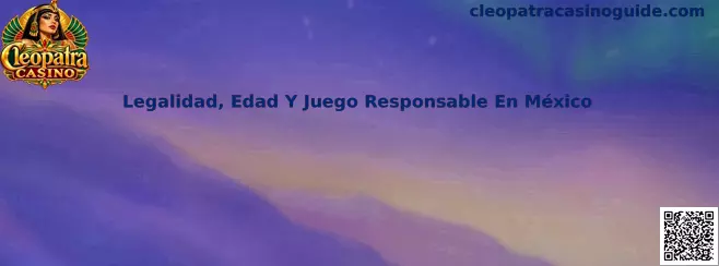 Guía sobre legalidad, edad mínima y juego responsable en México