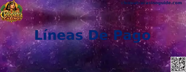 Ilustración de líneas de pago en una máquina tragamonedas de temática egipcia
