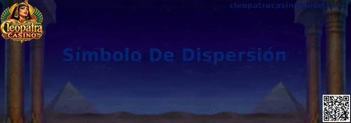 Ilustración del Símbolo De Dispersión en un juego de tragamonedas de temática Cleopatra