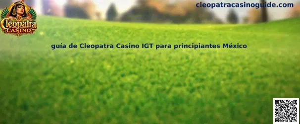 Imagen de referencia para la guía de Cleopatra Casino IGT dirigida a principiantes en México